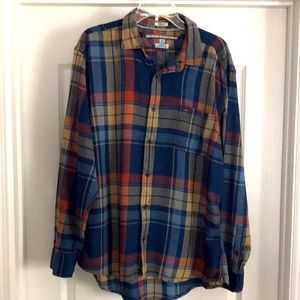 Tommy Hilfiger plaid shirt.